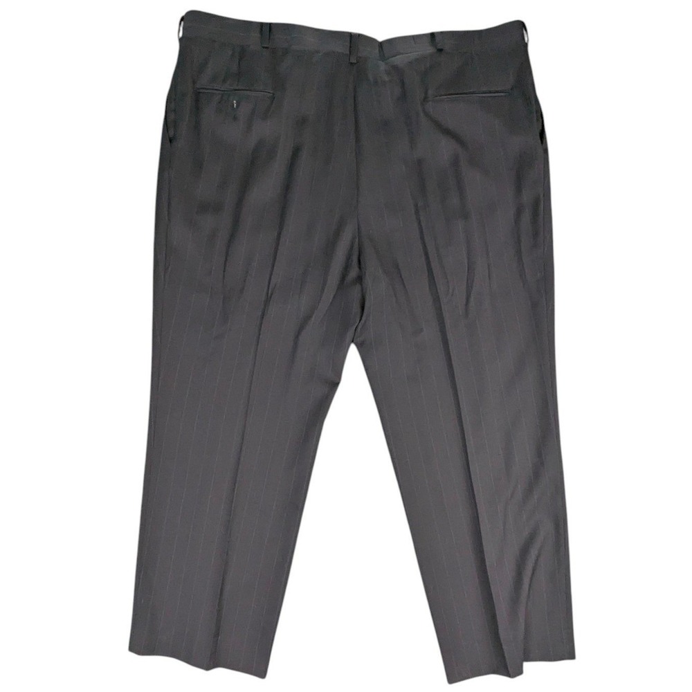 Botany 500 Couture Mens 52R Pinstripe Suit Charcoal Gray Wool Blend 2-Piece USA - Picture 9 of 15